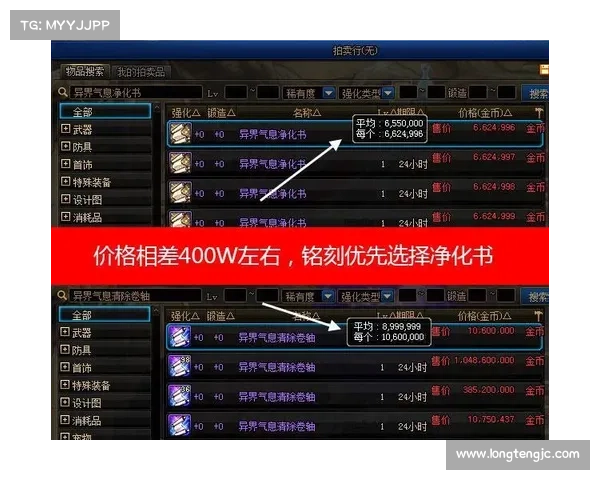 五种有效净化红字装备的方法及其应用解析 五种有效净化红字装备的方法及其应用解析